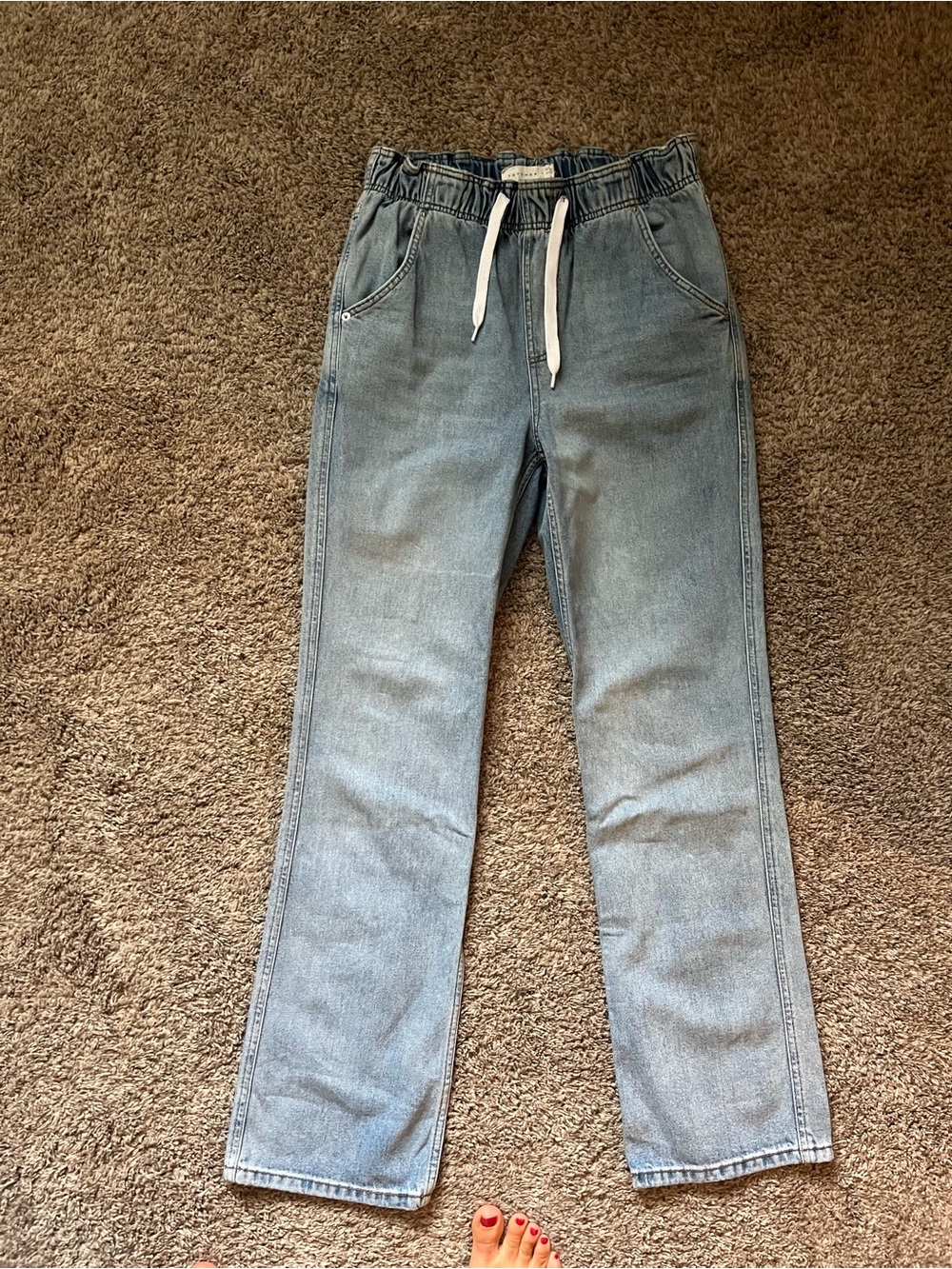 Drawstring Jeans